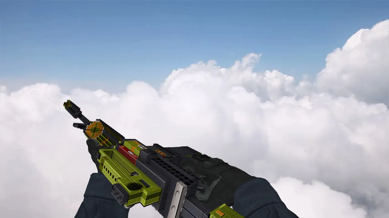 Скриншот Модель M4A1 LEGO CSGO anims v_ для CS 1.6: w_ p_ модели, звуки, анимация осмотра и текстуры