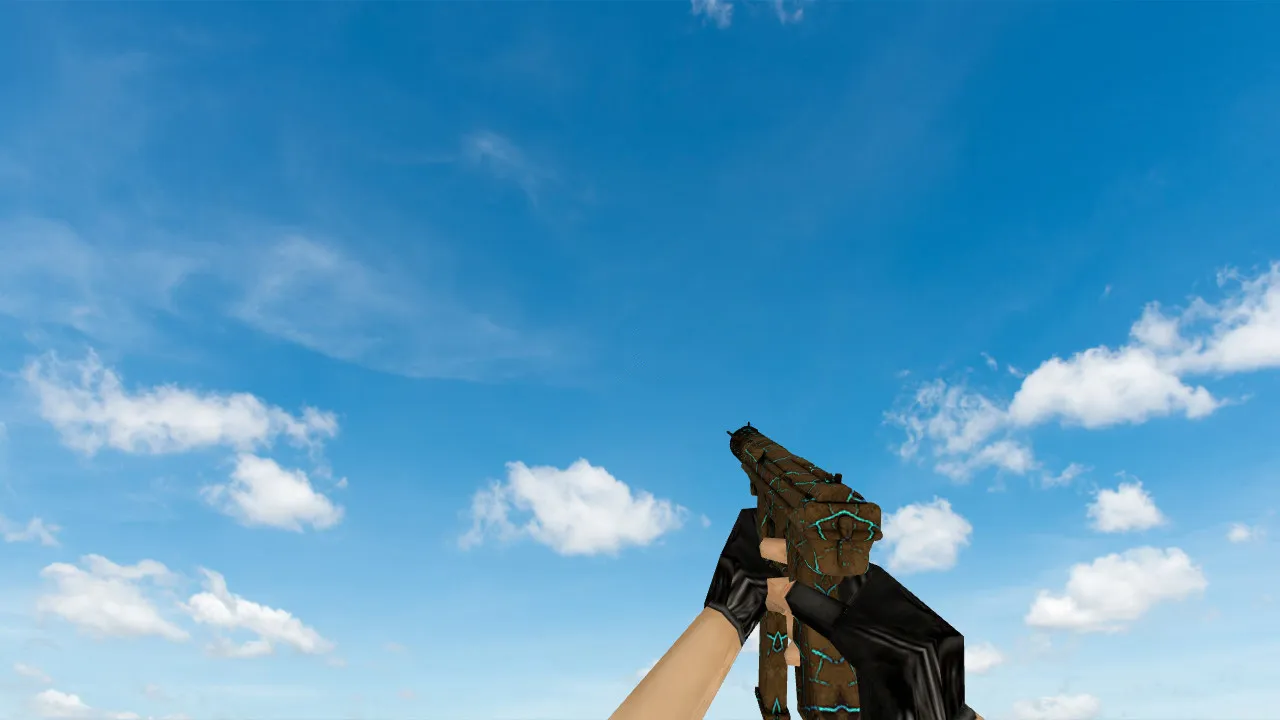 Скриншот Модель TEC-9 «Треснувший опал» для CS 1.6 - Скачать и использовать