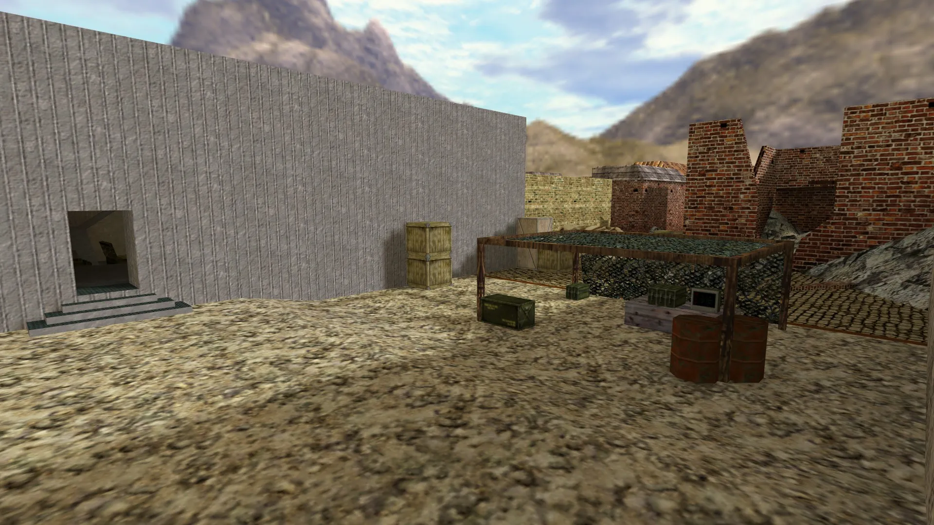 Скриншот  de_crazytank для CS 1.6: тактика за Т/КТ, точки, навигация ботов и оптимизация карты