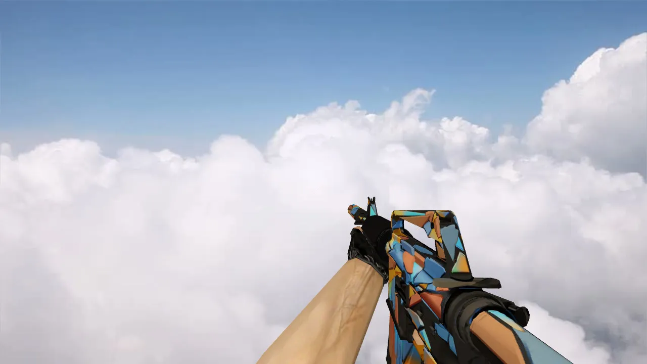 Скриншот Модель M4A1 «Хрусталь» для CS 1.6: v_ p_ w_ модели, звуки, анимация осмотра и текстуры