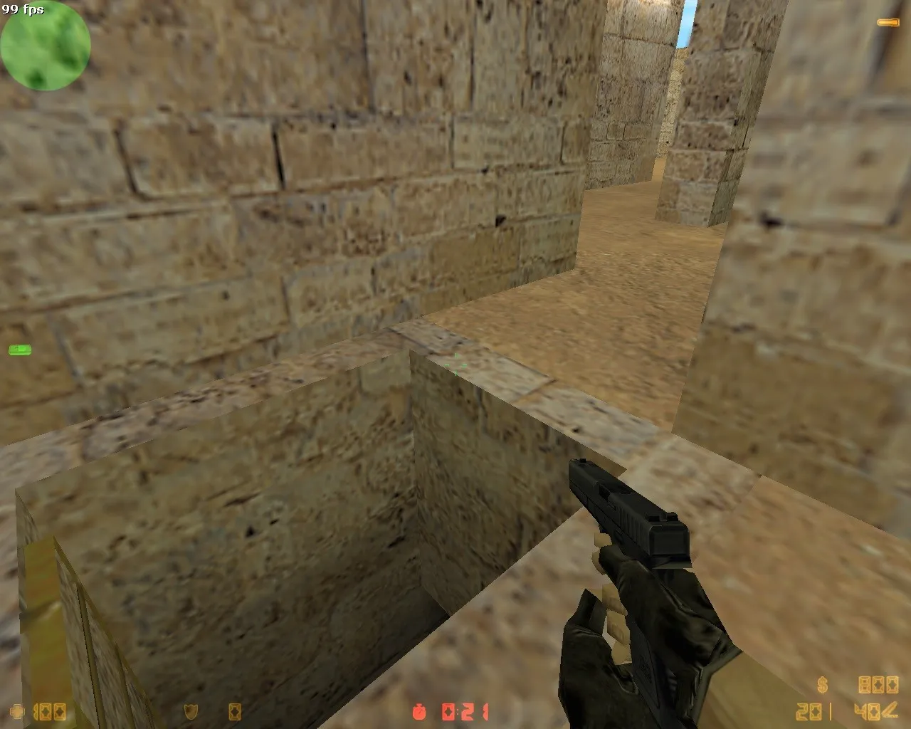 Скриншот  Карта de_dustywares_v2 для CS 1.6: баланс сторон, точки, .nav для ботов и оптимизация