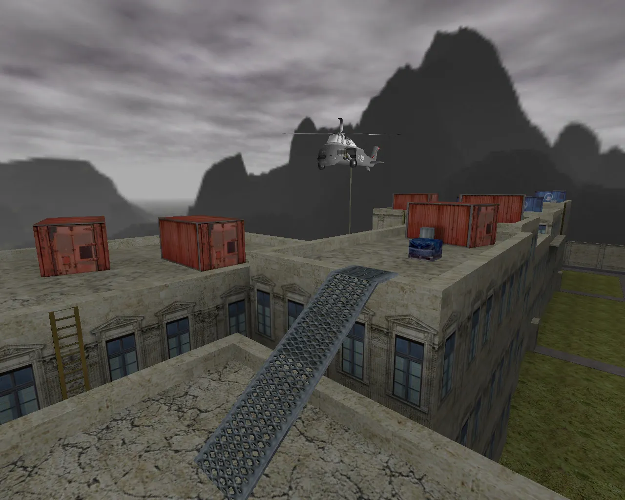 Скриншот  Карта de_roof_nf для CS 1.6 - Детальный обзор и особенности