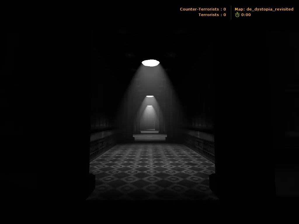 Скриншот  de_dystopia_revisited для CS 1.6: точки, маршруты, .nav и оптимизация карты