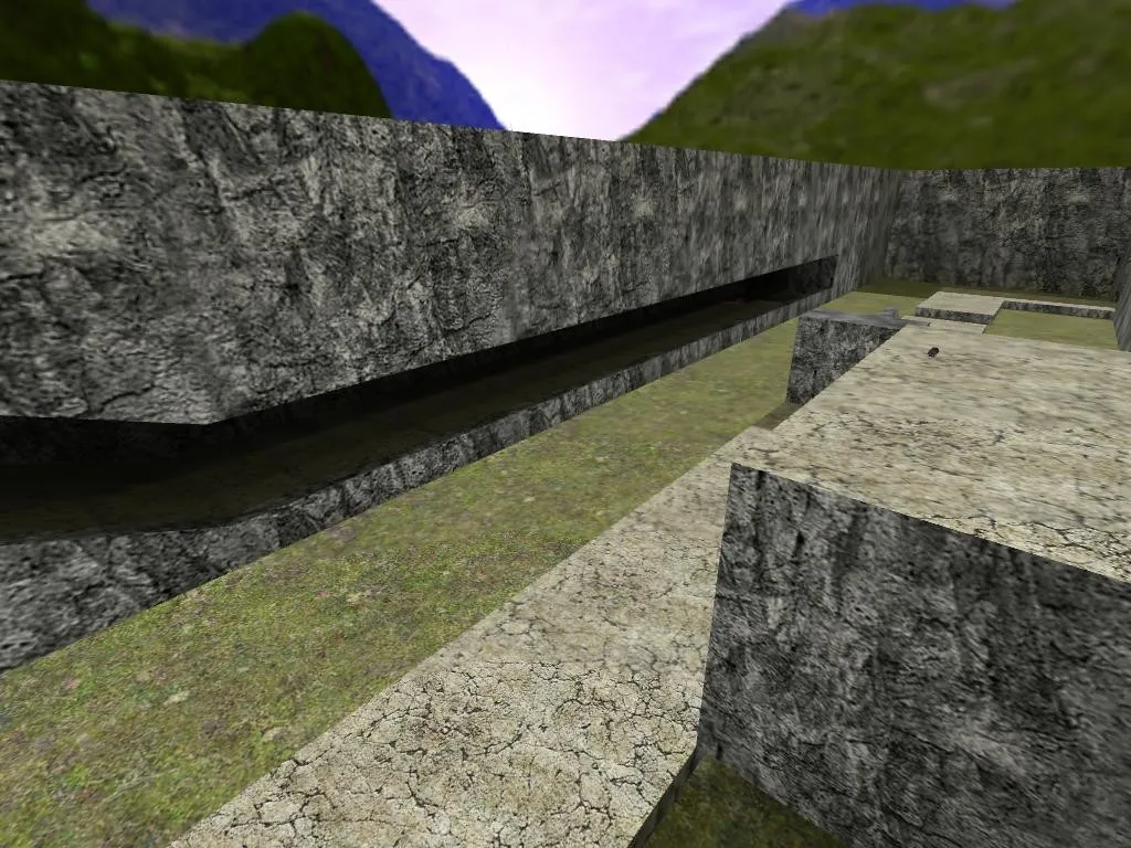 Скриншот  deathrun_cliff для CS 1.6: карты deathrun, баланс, точки заспавна, .nav и оптимизация wpoly/epoly