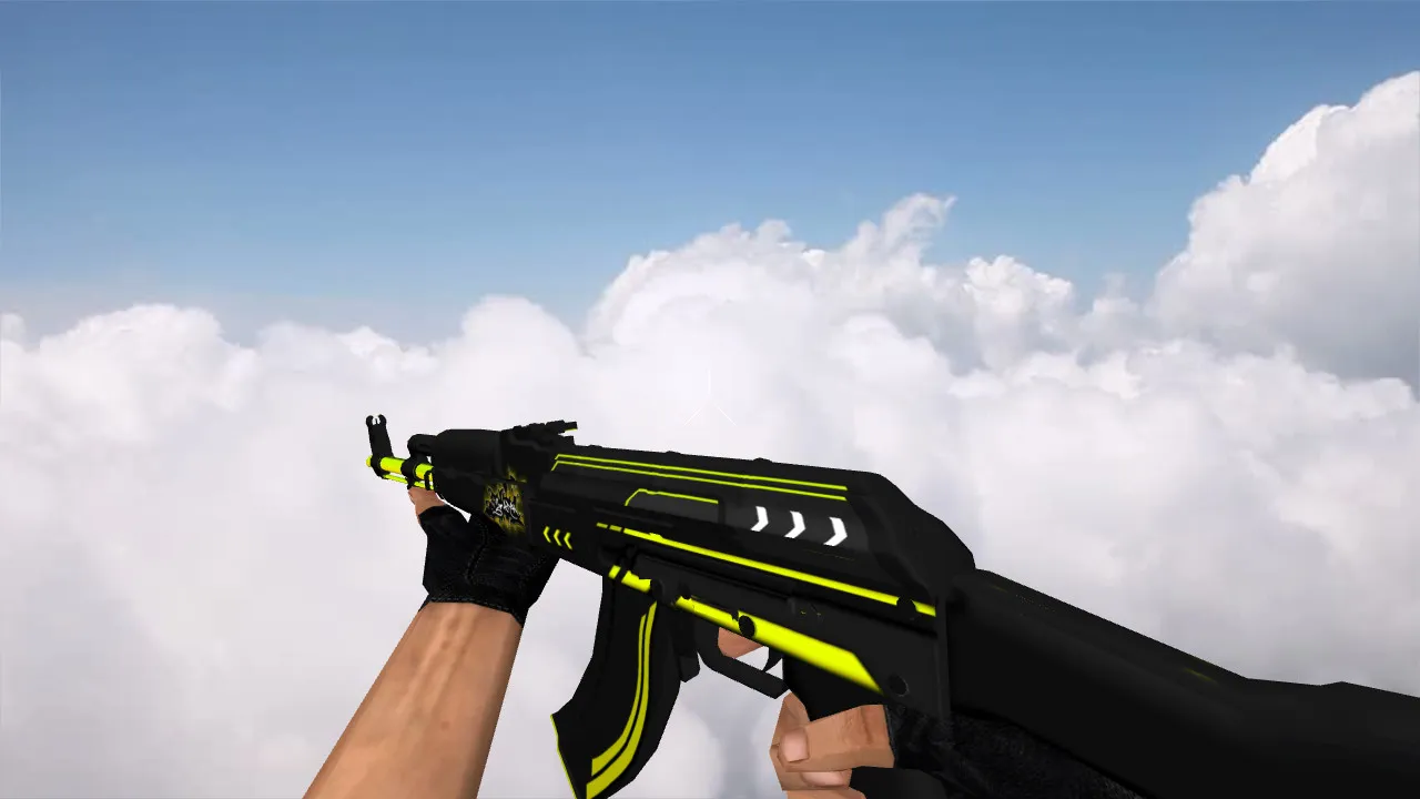 Скриншот Модель AK-47 Machine для CS 1.6 - Качественные текстуры и реалистичные звуки