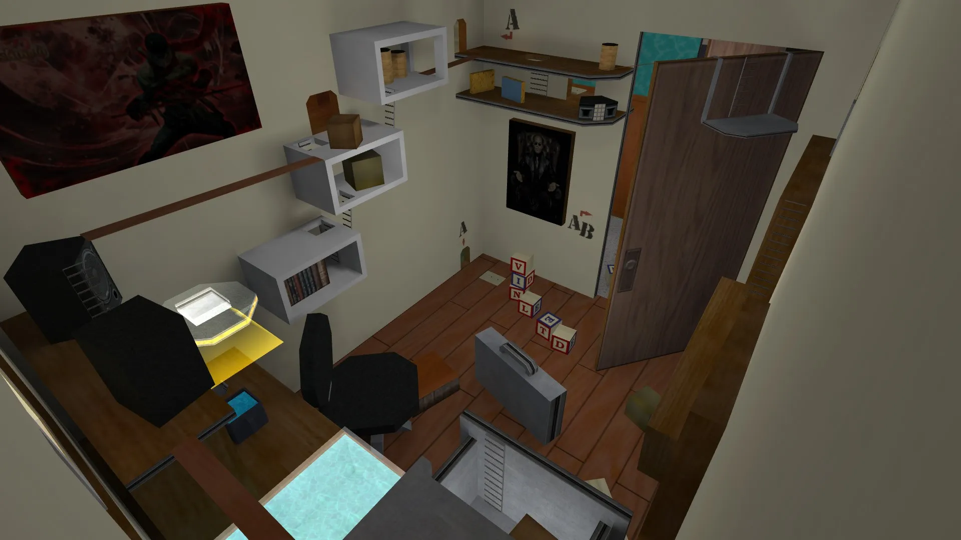 Скриншот  de_bigfreakinhouse_beta2 для CS 1.6 — тактики, точки, .nav и оптимизация карты