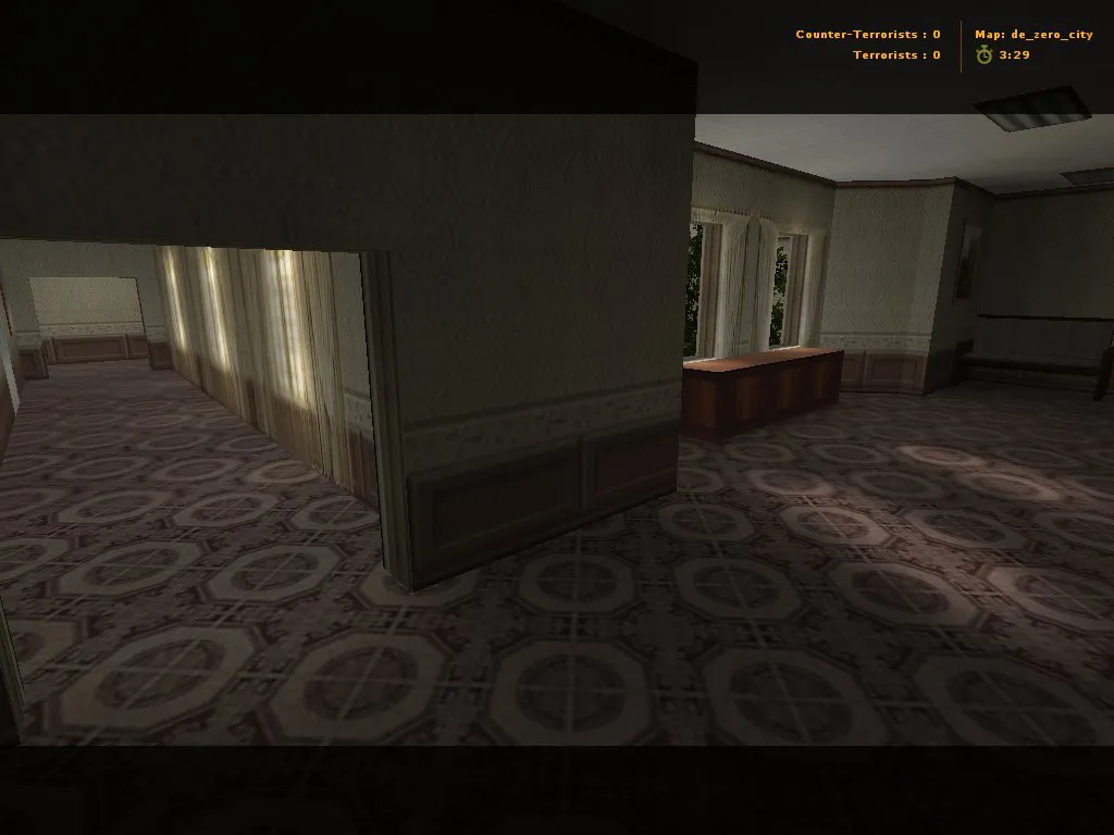 Скриншот  Карта de_zero_city для CS 1.6 - Тактическое преимущество на каждом шаге