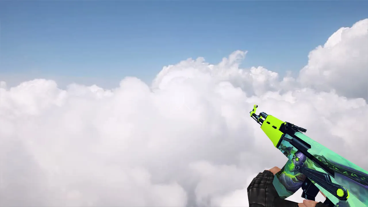 Скриншот Модель AK-47 Shadow Charge v_ для CS 1.6: p_ w_ модели, звуки, анимация осмотра, текстуры и настройка