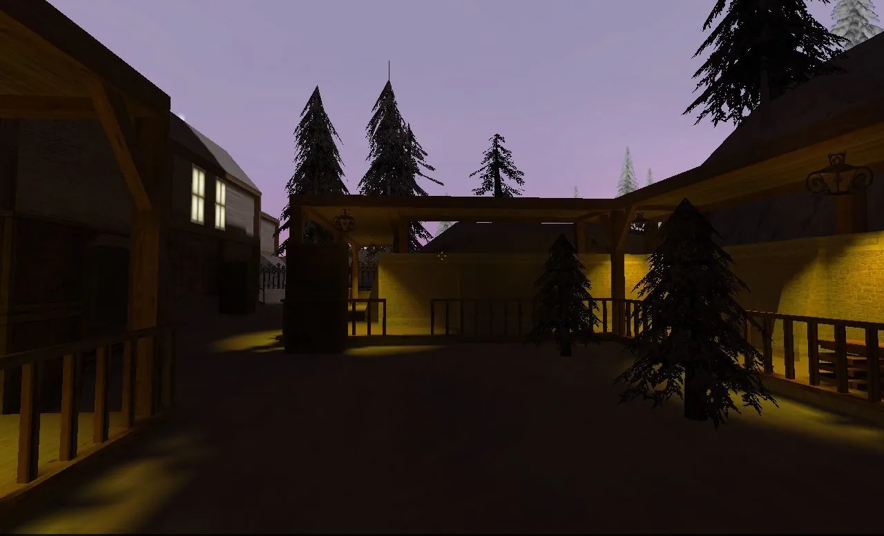 Скриншот  Карта csde_skyfall для CS 1.6: баланс сторон, точки под плент/деф, .nav для ботов и оптимизация