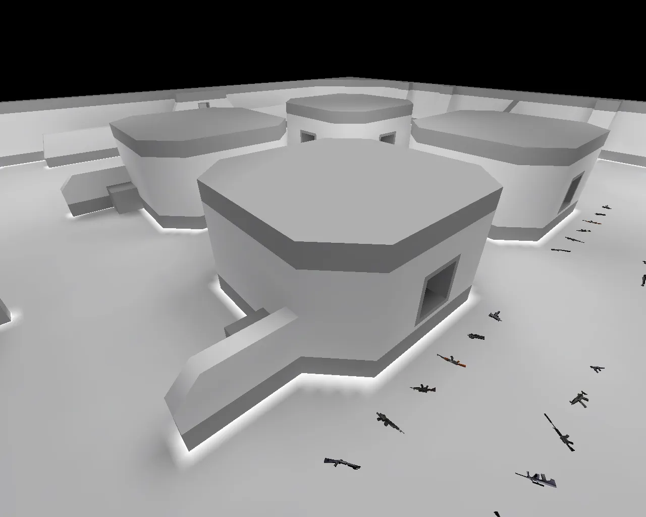 Скриншот  Карта fy_snow_white для CS 1.6: тактика, точки, .nav и оптимизация wpoly/epoly