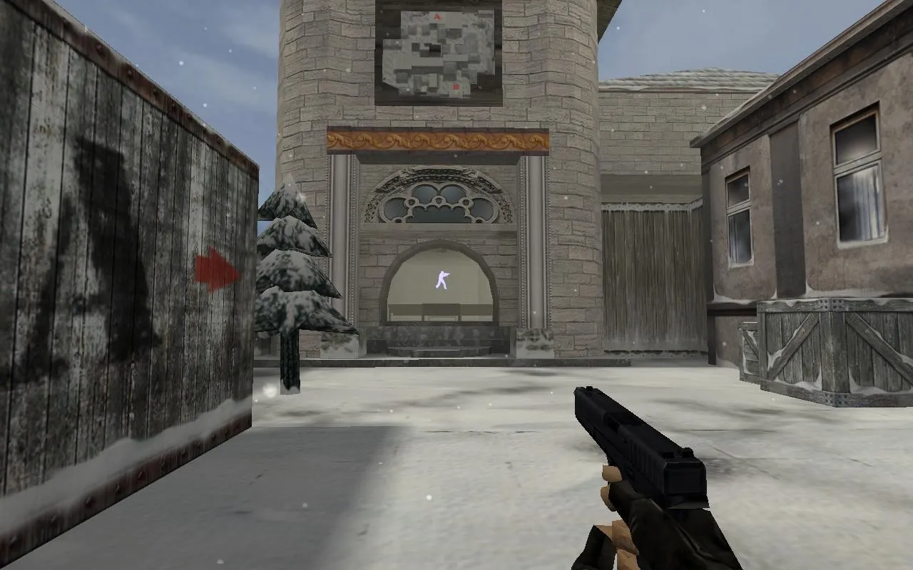 Скриншот  Карта de_snowstyle для CS 1.6 - Полное описание и особенности