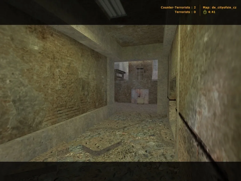 Скриншот  Карта de_cityofsin_cz для CS 1.6: точки, маршруты, баланс сторон, .nav для ботов и оптимизация