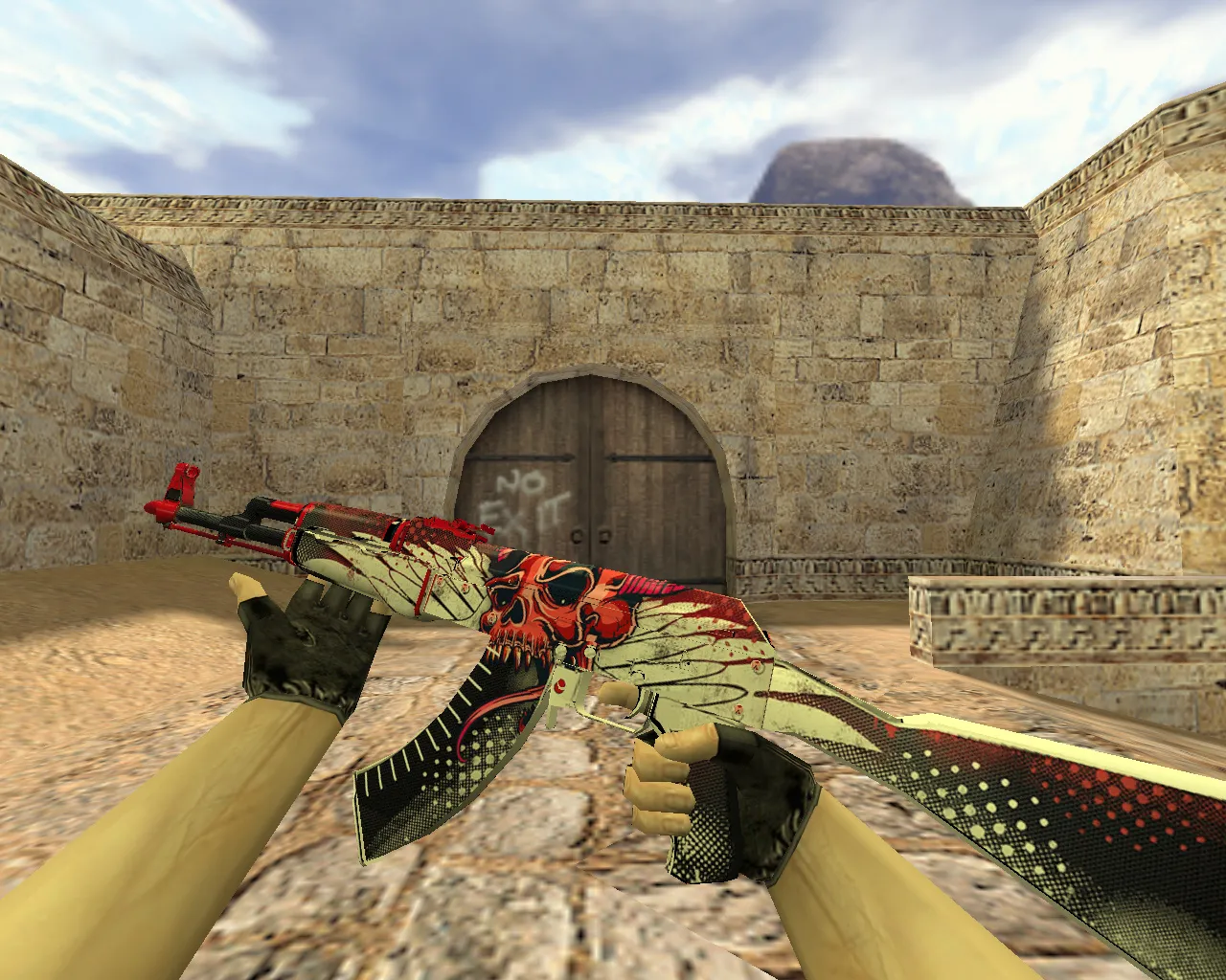 Скриншот Модель АК-47 Шакал для CS 1.6 - Качественная текстура и анимация