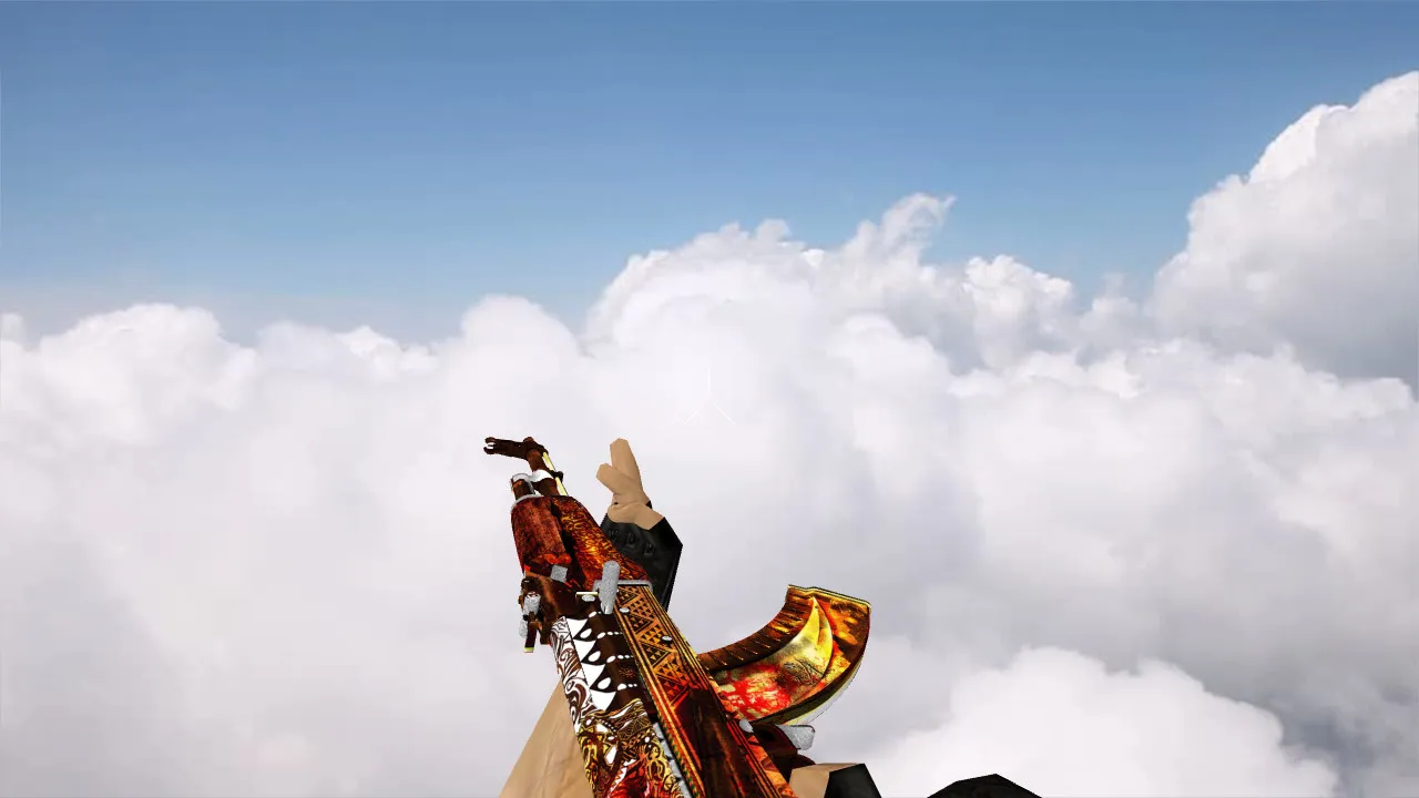 Скриншот Модель «AK-47 Cannibal» для CS 1.6 - детальное описание