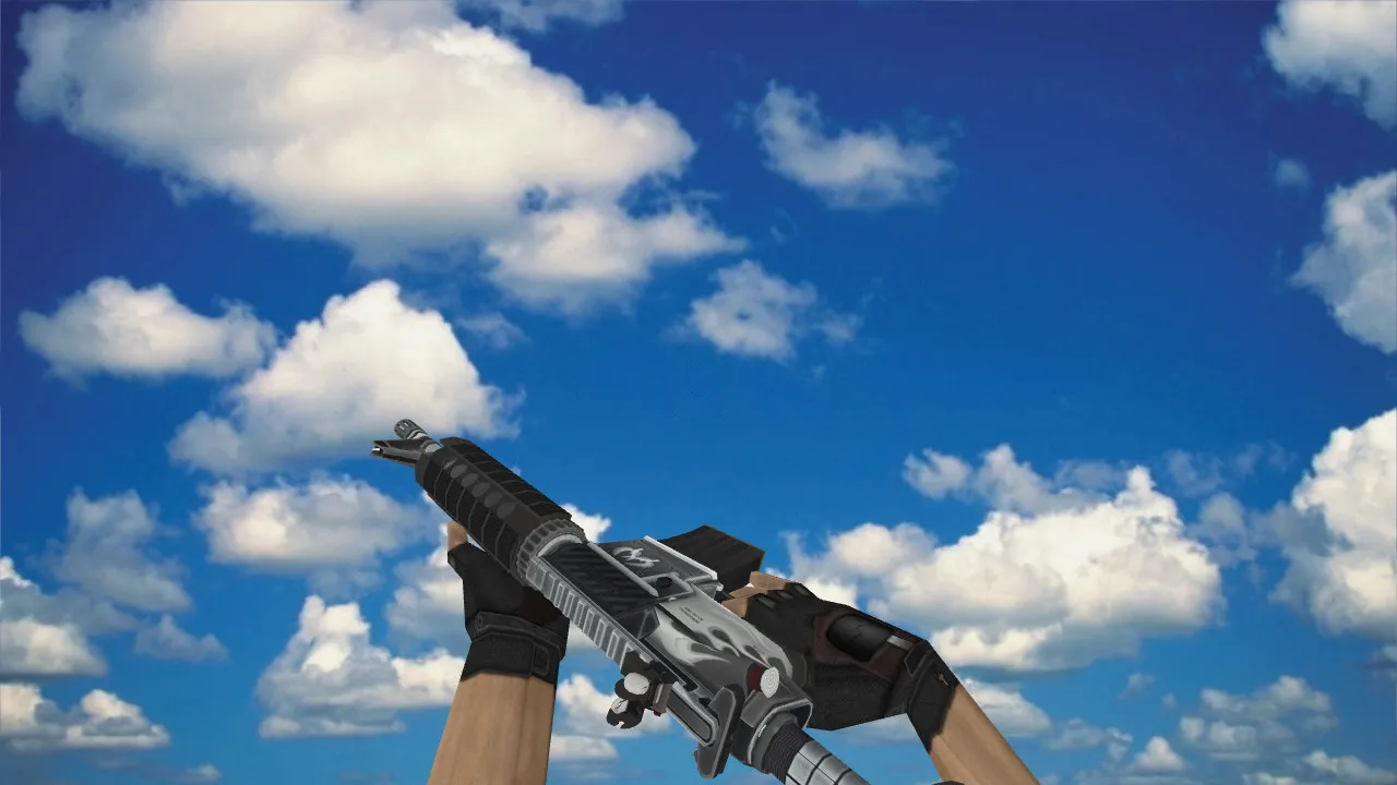 Скриншот М4А1 Модель «M4A4 «Магний»» v_ для CS 1.6: звуки, анимация осмотра, качество текстур