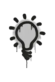 Скриншот Граффити «Лампочка» для CS 1.6 — Отличное дополнение к вашей игре