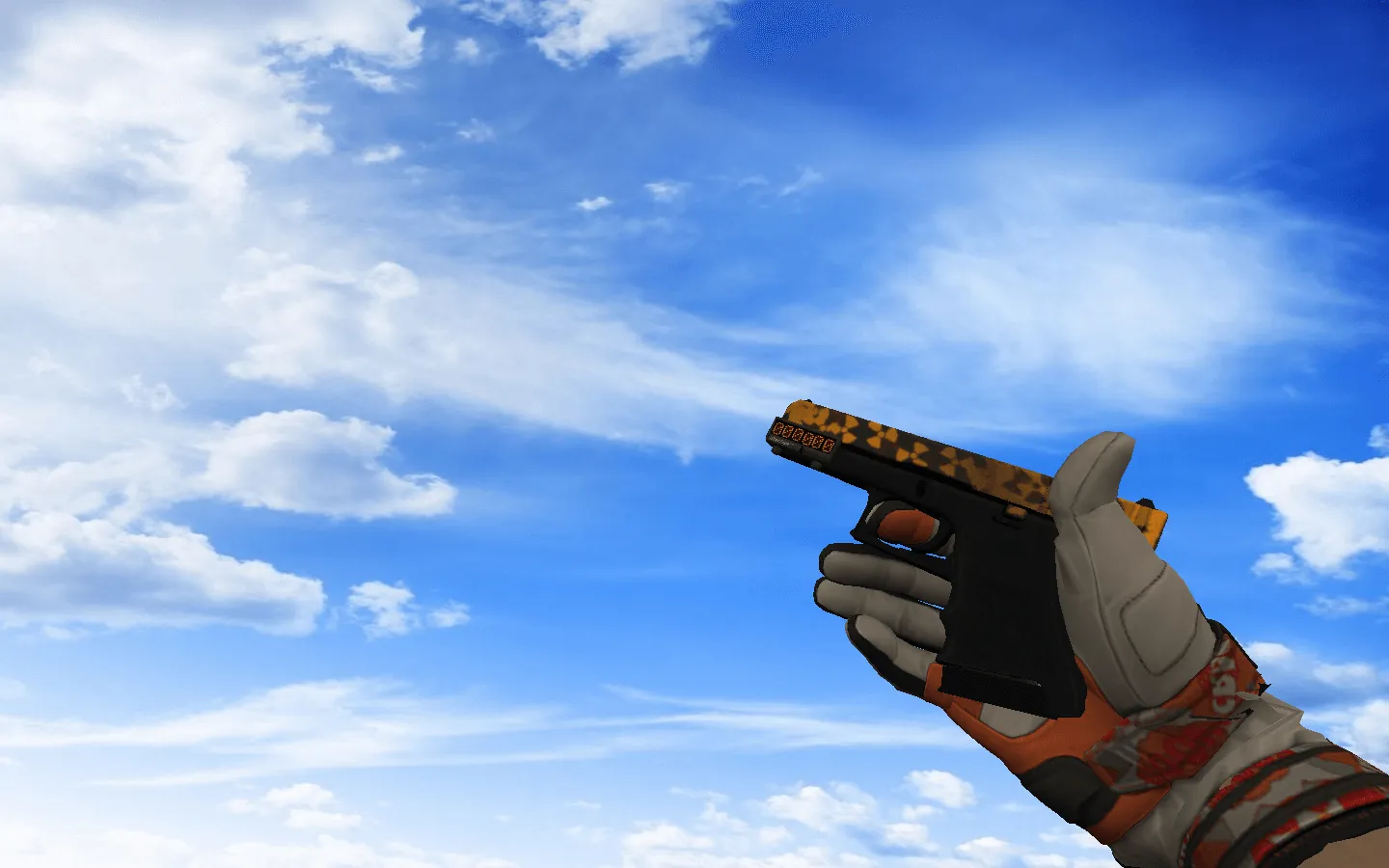 Скриншот Пак оружия CS 1.6 с мотоциклетными перчатками «БУХ!»: АК-47, AWP, DE, Glock-18, M4A4, SG 553, USP-S и ножи