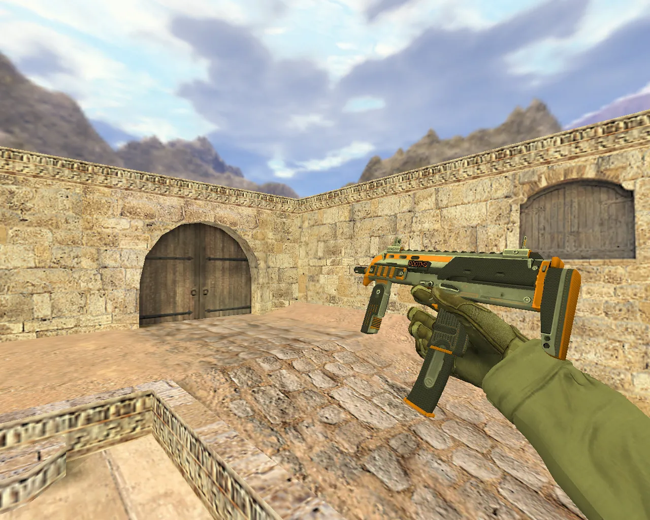 Скриншот Модель «MP7 Роботикс» для CS 1.6 - Уникальная версия оружия