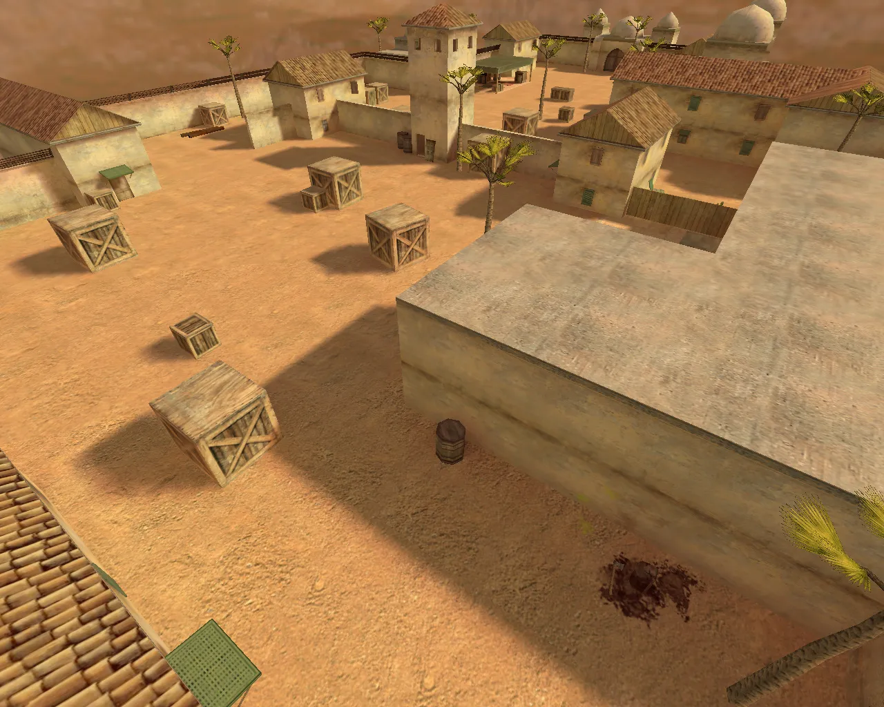 Скриншот  aim_arabia для CS 1.6: тренировка прицела, раунды на точность, точки для спрея и быстрых фрагов