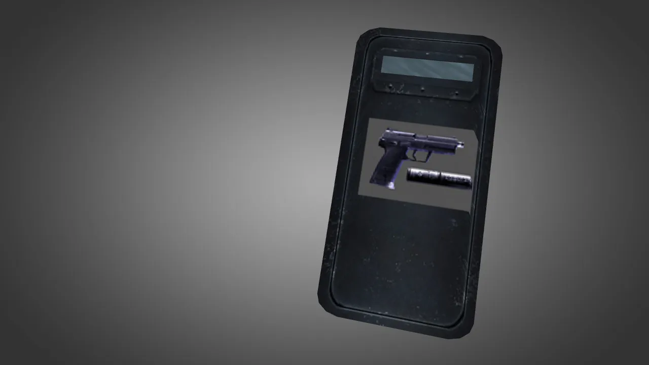 Скриншот Модель «Weapon Icons Shield» для CS 1.6: v_, p_, w_ файлы, текстуры 1024x1024, анимации и звуки