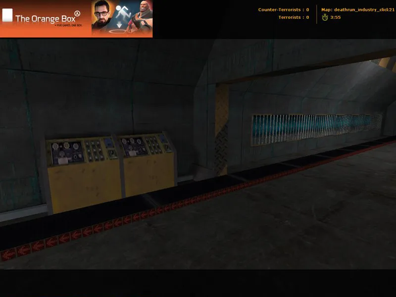 Скриншот  deathrun_industria_click21 карта для CS 1.6: точки, раунды, .nav и оптимизация