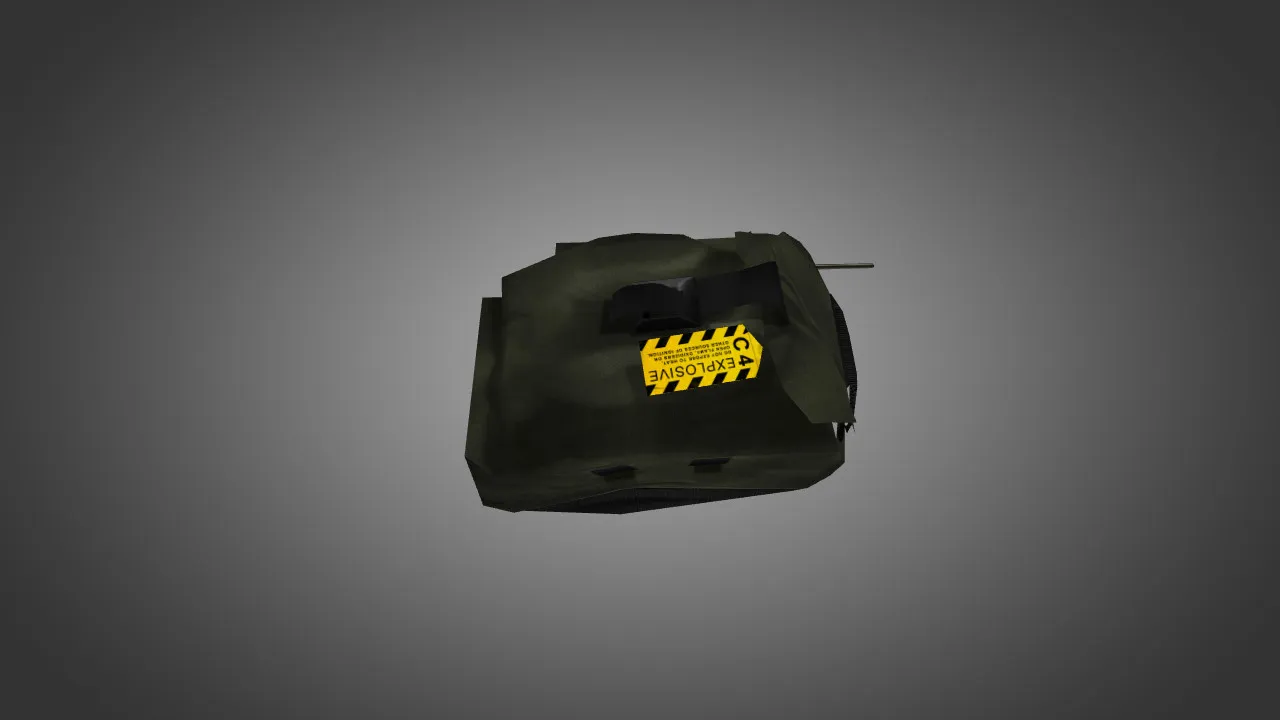 Скриншот Модель «C4 Backpack» v_ для CS 1.6: p_ w_ модели, звуки, анимация осмотра и качество текстур