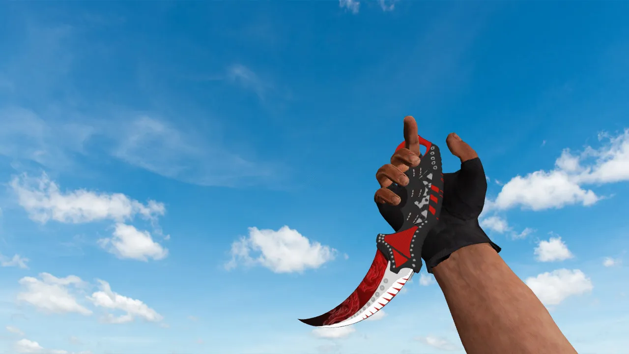 Скриншот Модель ножа «Karambit Draginix» v_ w_ p_ для CS 1.6: звуки, анимация осмотра, качество текстур