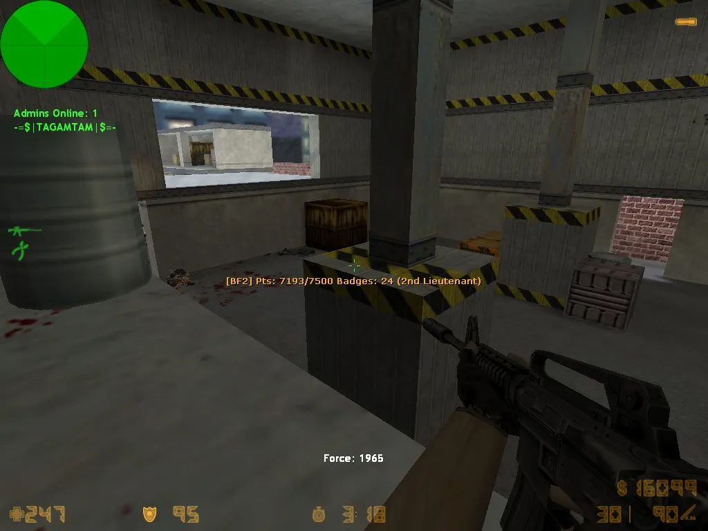 Скриншот  Карта de_construct_station для CS 1.6: баланс сторон, точки, .nav для ботов и оптимизация wpoly/epoly