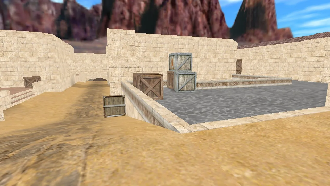 Скриншот Карта «de_dust2_2006» для CS 1.6