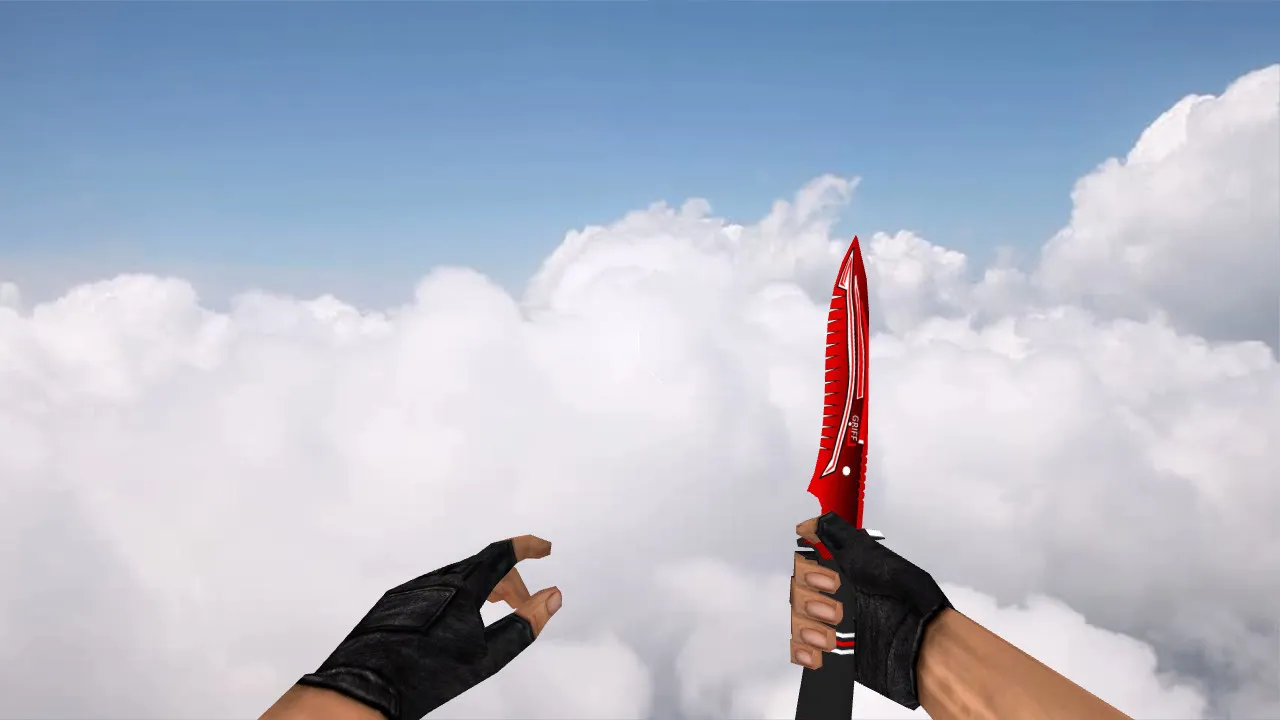 Скриншот Модель ножа Default Knife Griff v_ для CS 1.6: звуки, анимация осмотра, качество текстур и настройка