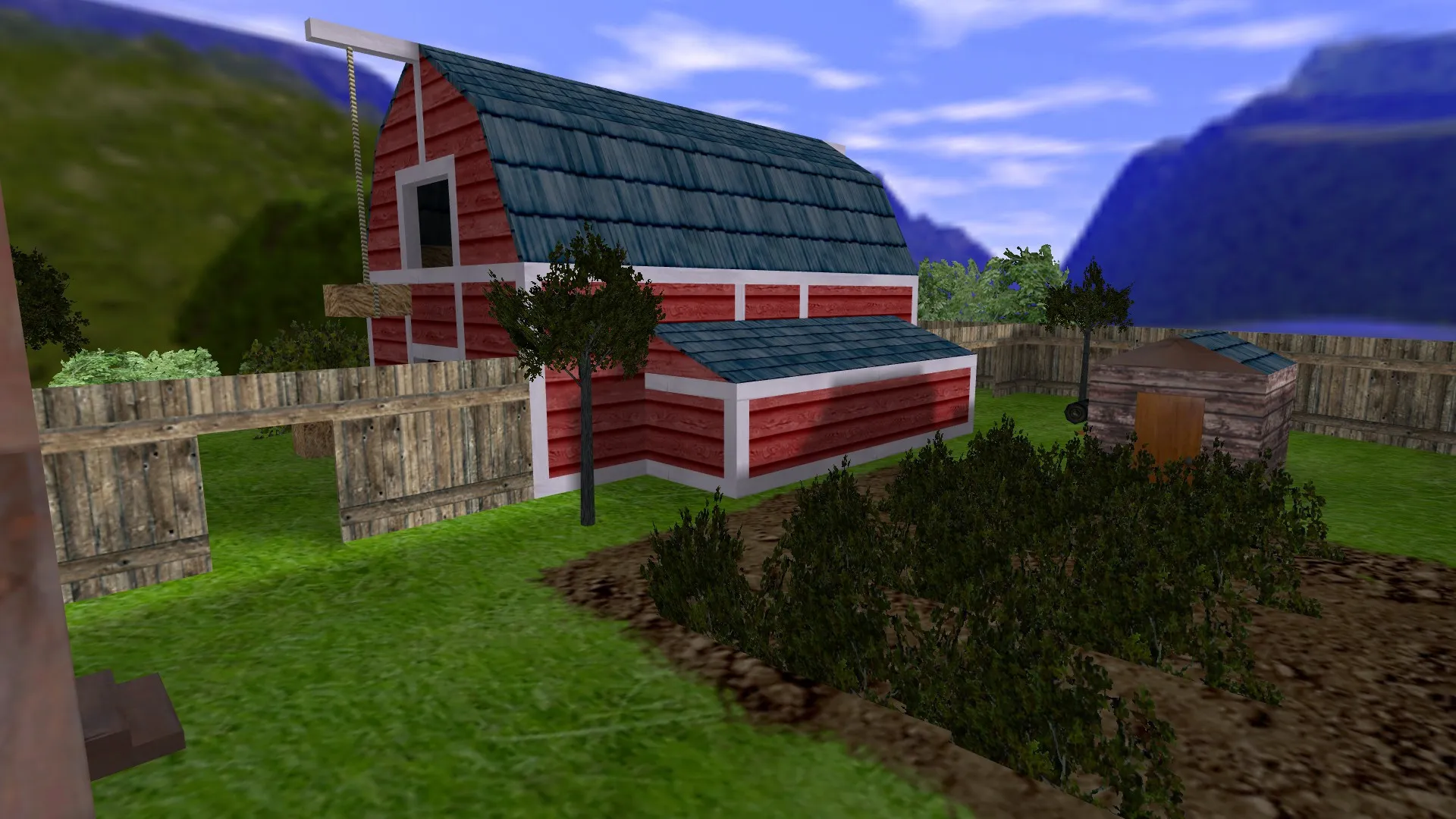 Скриншот  de_farmrush для CS 1.6: карта, точки, .nav, оптимизация и советы для игры