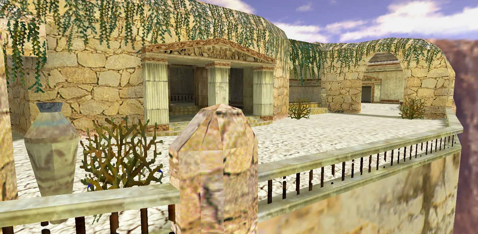 Скриншот  Карта de_troy для CS 1.6: Тактики и детали