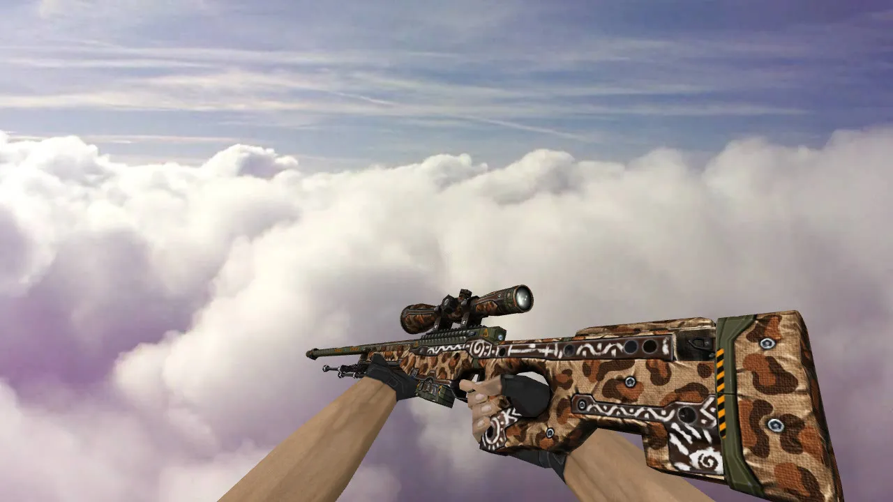 Скриншот Модель «AWP Warlord» для CS 1.6 — мощное оружие для вашей игры