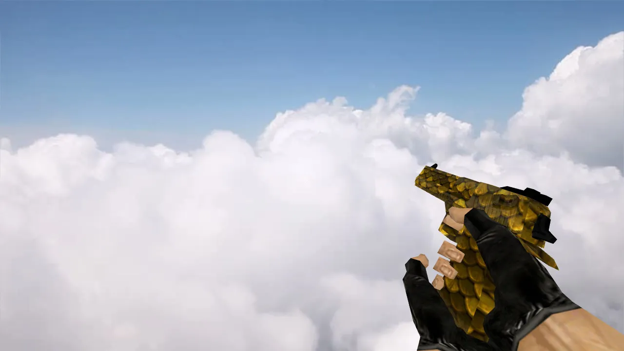 Скриншот Модель «Deagle Gold scales» для CS 1.6 - Анимации и текстуры