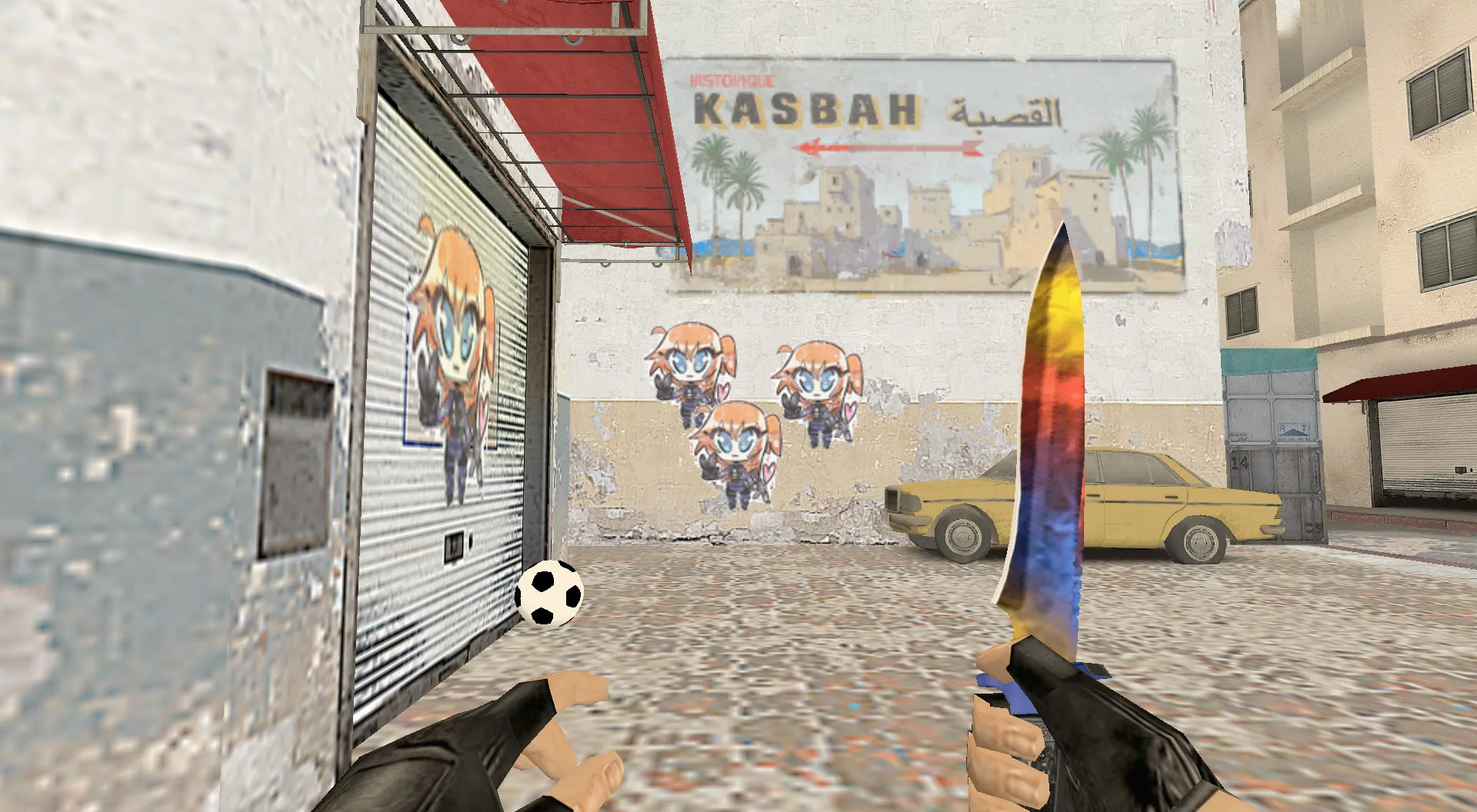 Скриншот Граффити «Кавайный спецназ» для CS 1.6 - Добавьте стиль в игру