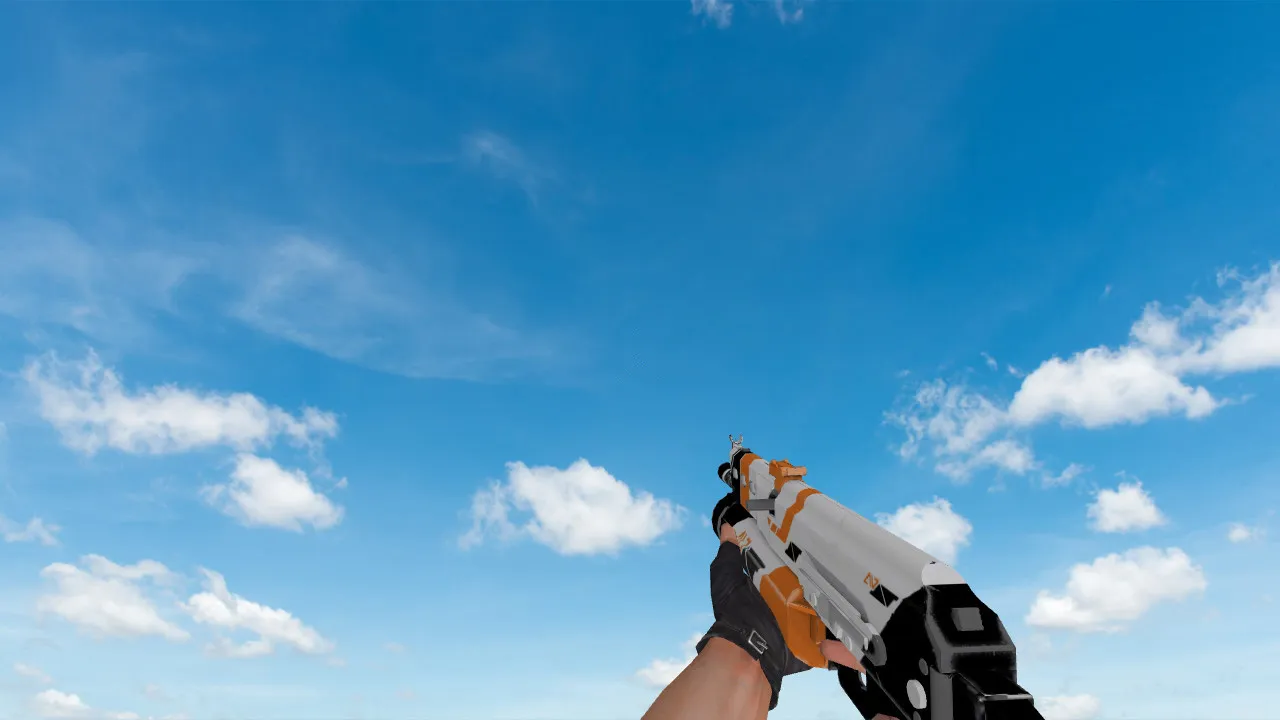 Скриншот Модель «PP-19 Bizon «Азимов»» для CS 1.6 - Скачайте сейчас