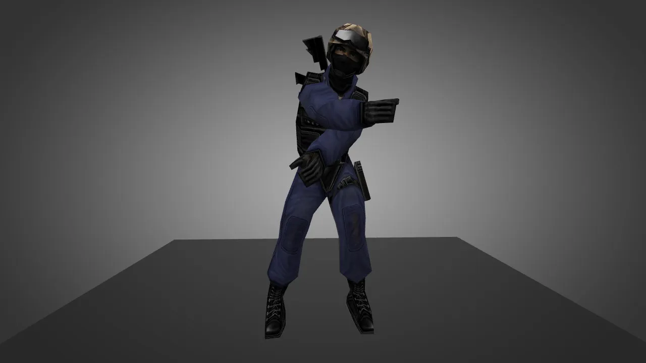 Скриншот Модель «Gsg9 Gangnam style» для CS 1.6 - Уникальный скин для игроков