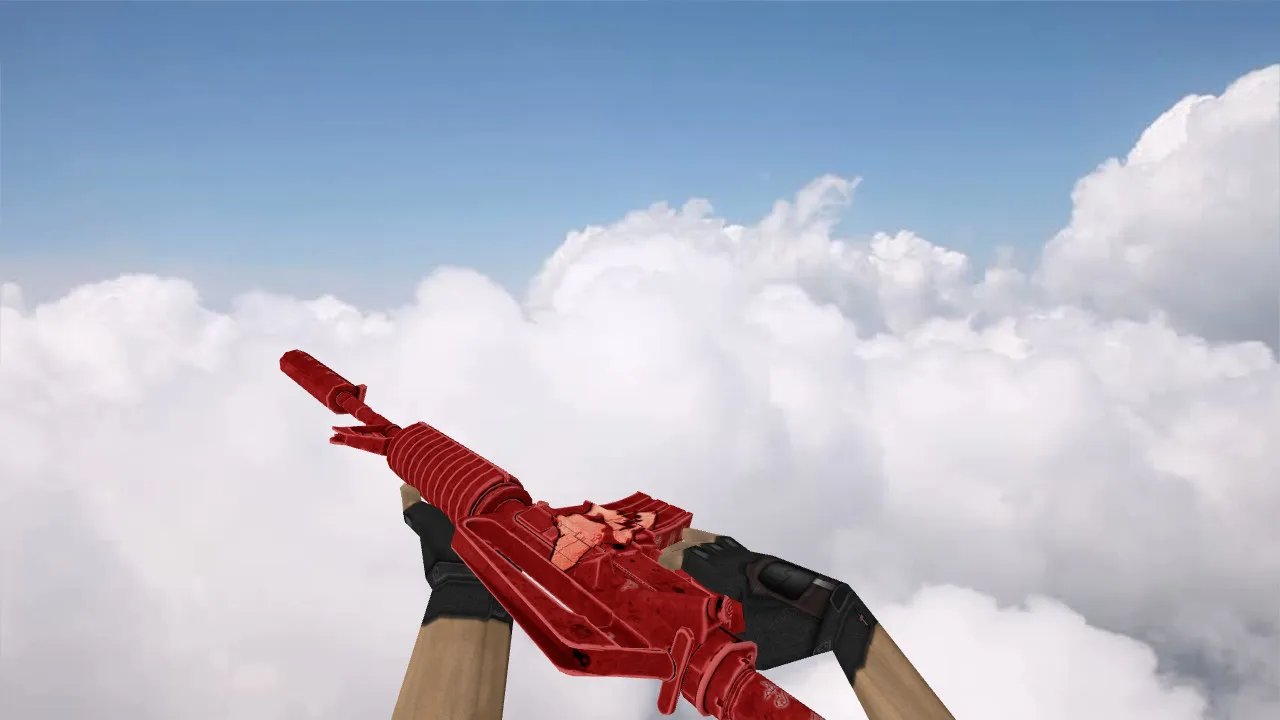 Скриншот Модель M4A1 Demonology v_ для CS 1.6: p_ и w_ модели, звуки, анимация осмотра, качество текстур