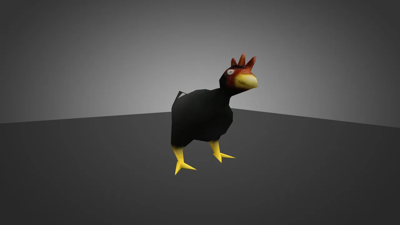 Скриншот Модель «Chicken Black» для CS 1.6 - Уникальный скин для вашей игры