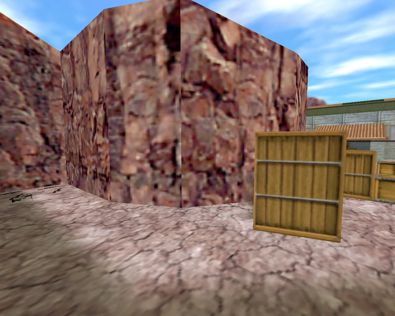 Скриншот  Карта 3d_aim_nuke для CS 1.6: тренировка прицела, точки спавна, навигация для ботов и оптимизация