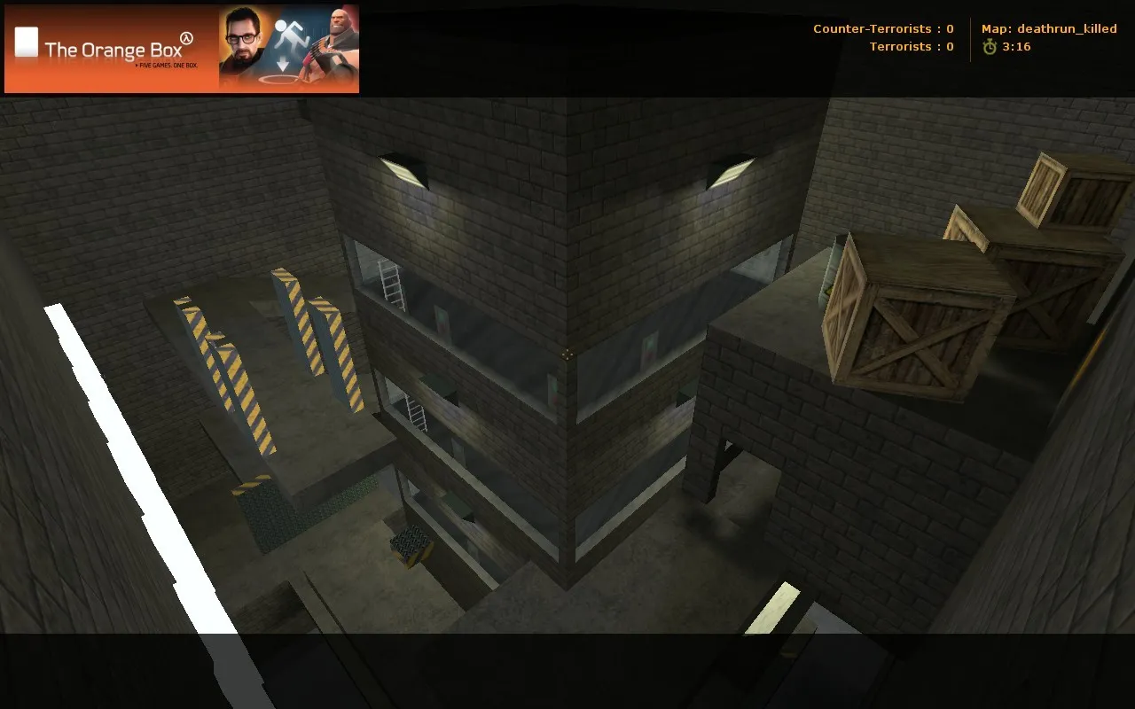 Скриншот  deathrun_killed для CS 1.6: карта Deathrun, точки заразы и защита террора/контров