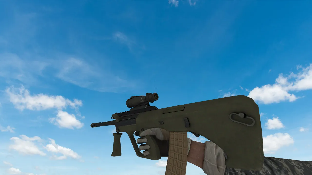 Скриншот Пак моделей оружия «BasildoomHD» для CS 1.6: v_, p_, w_ модели, звуки, анимация осмотра и качество текстур