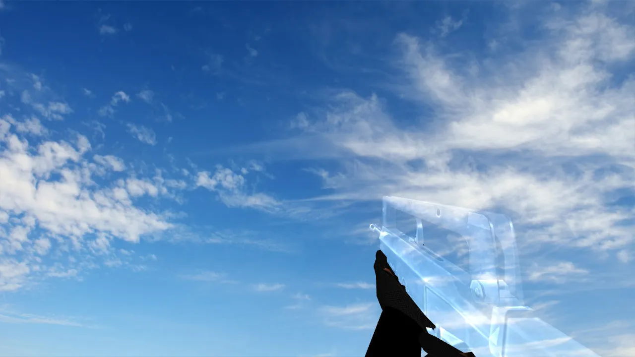 Скриншот  Пак прозрачных моделей оружия v_ п_ w_ для CS 1.6: звуки, анимация осмотра, качество текстур