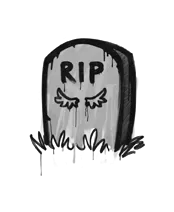 Скриншот Граффити «Надгробие» для CS 1.6 - Уникальный стиль из CS:GO