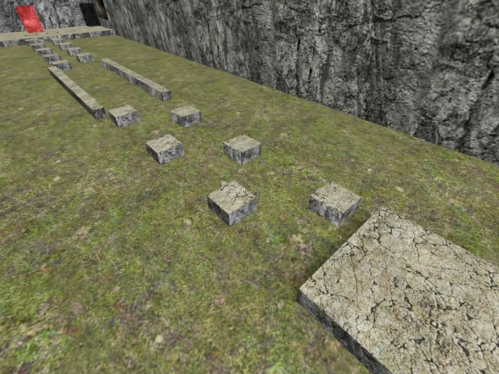 Скриншот  deathrun_cliff для CS 1.6: карты deathrun, баланс, точки заспавна, .nav и оптимизация wpoly/epoly