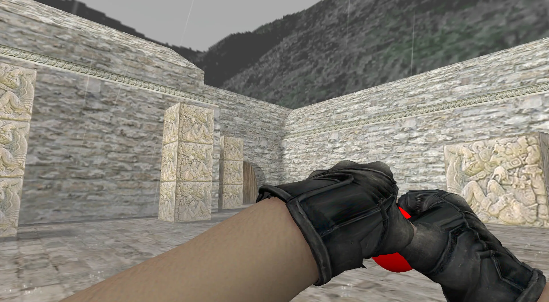 Скриншот v_grenade_peaceegg: модель «Граната Пасхальное яйцо» для CS 1.6 с анимацией осмотра и звуками