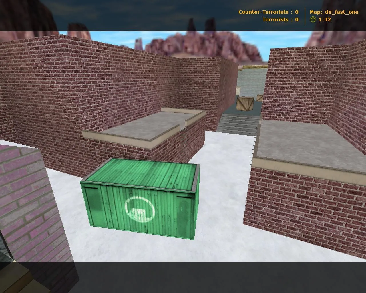 Скриншот  de_fast_one для CS 1.6: планировка, точки, bot .nav, оптимизация wpoly/epoly