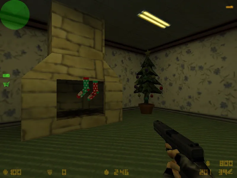 Скриншот  Карта de_xmas_burgerpoop для CS 1.6: подробный обзор и тактики