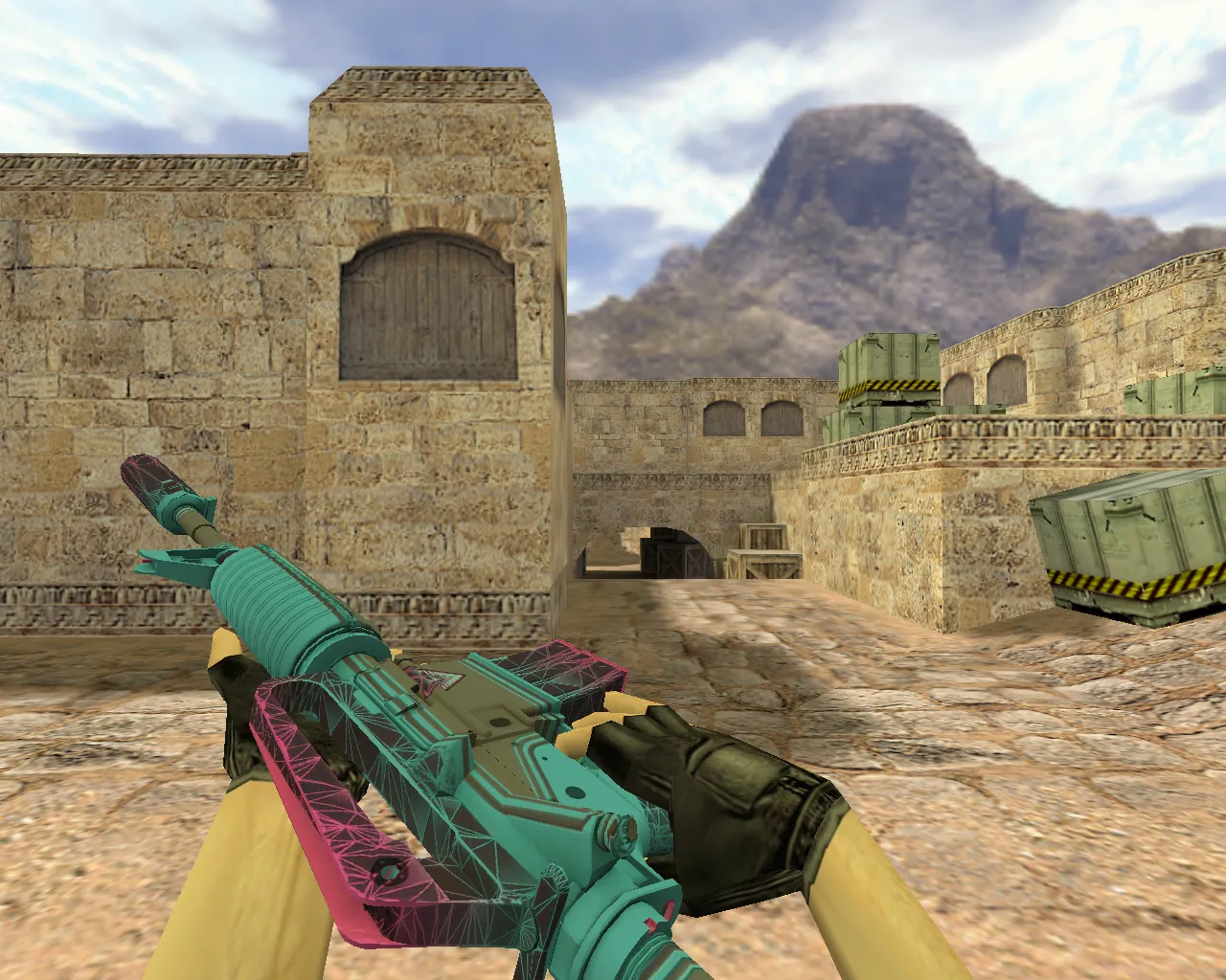 Скриншот Модель «М4А1 Опустошитель» для CS 1.6: v_, p_, w_ модели, звук, анимация осмотра и качество текстур