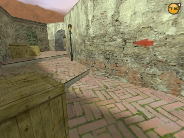 Скриншот  Карта de_csr_inferno для CS 1.6: тактика за Т и КТ, спавны, точки контроля, .nav и оптимизация